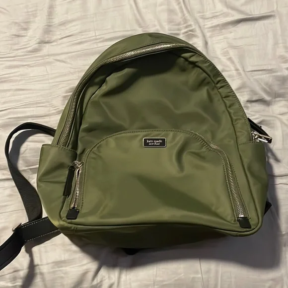 Kate Spade Army‎ Green Backpack s-l400.jpg main image 2